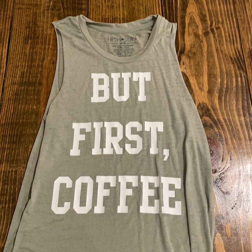 Army green tank top
